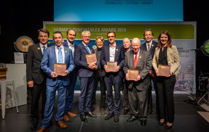 Bewerbungsphase für neunten German Renewables Award 2020 eingeläutet